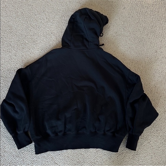 Nike Black Hoodie with White Logo - Picture 2 of 6